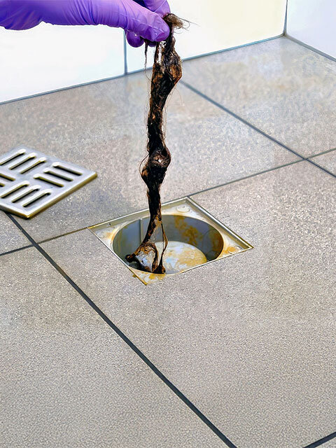 Blocked Shower Drain